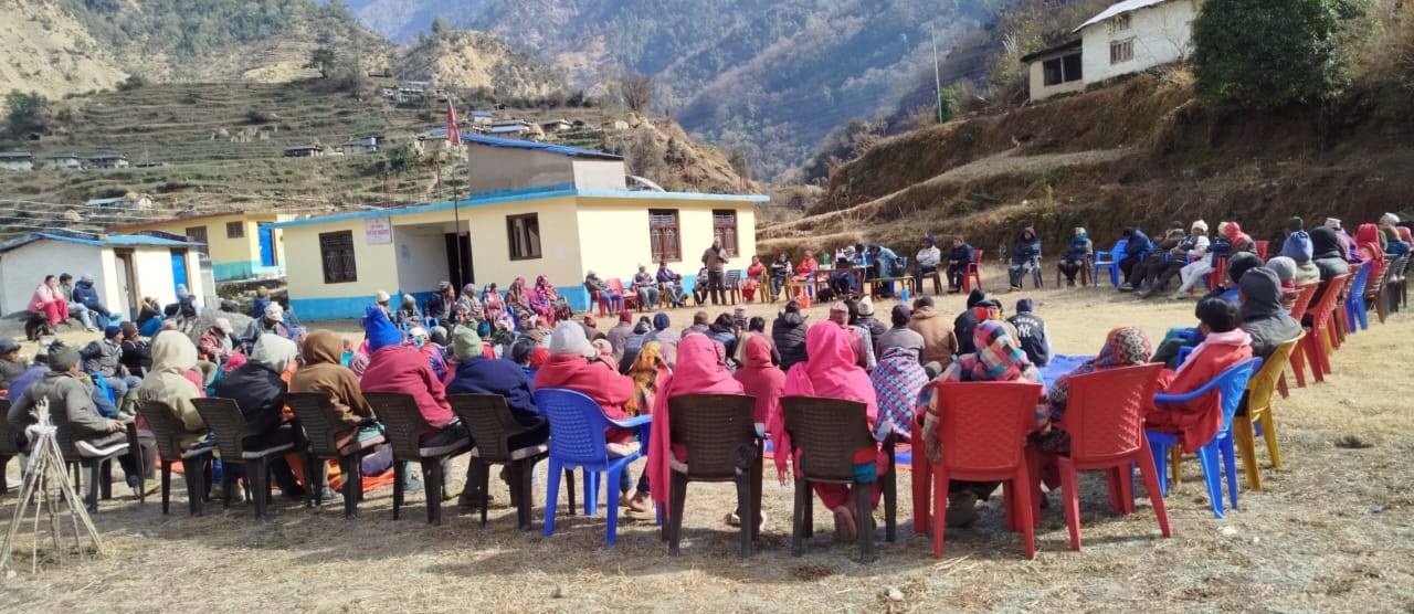 गौमुल-१ मा सार्वजनिक सुनुवाइ तथा आमभेला सम्पन्न