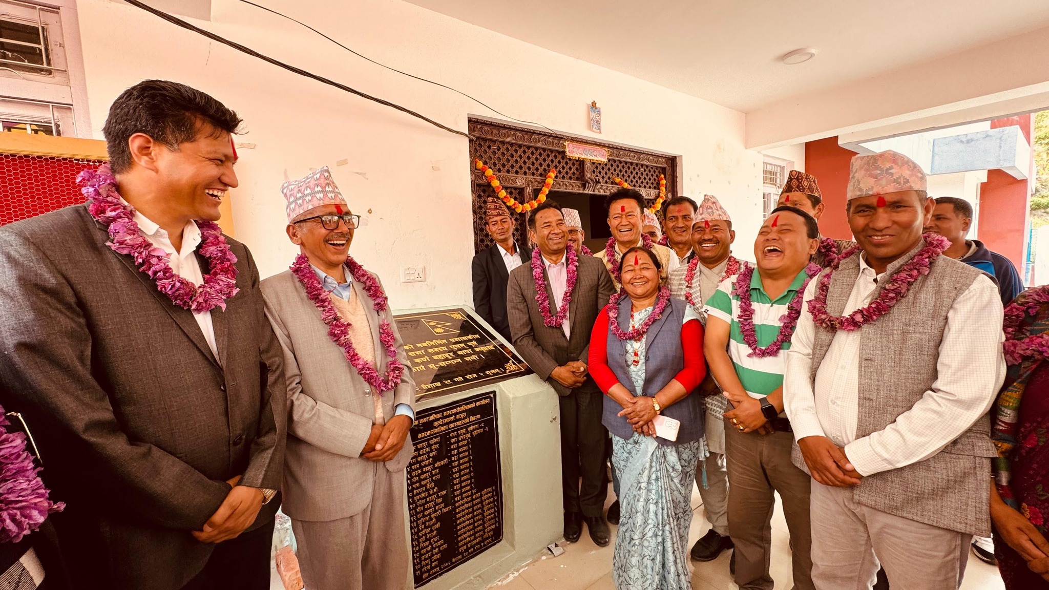 बुढीगंगा नगरपालिकाको अत्याधुनिक प्रशासकीय भवनको उद्घाटन