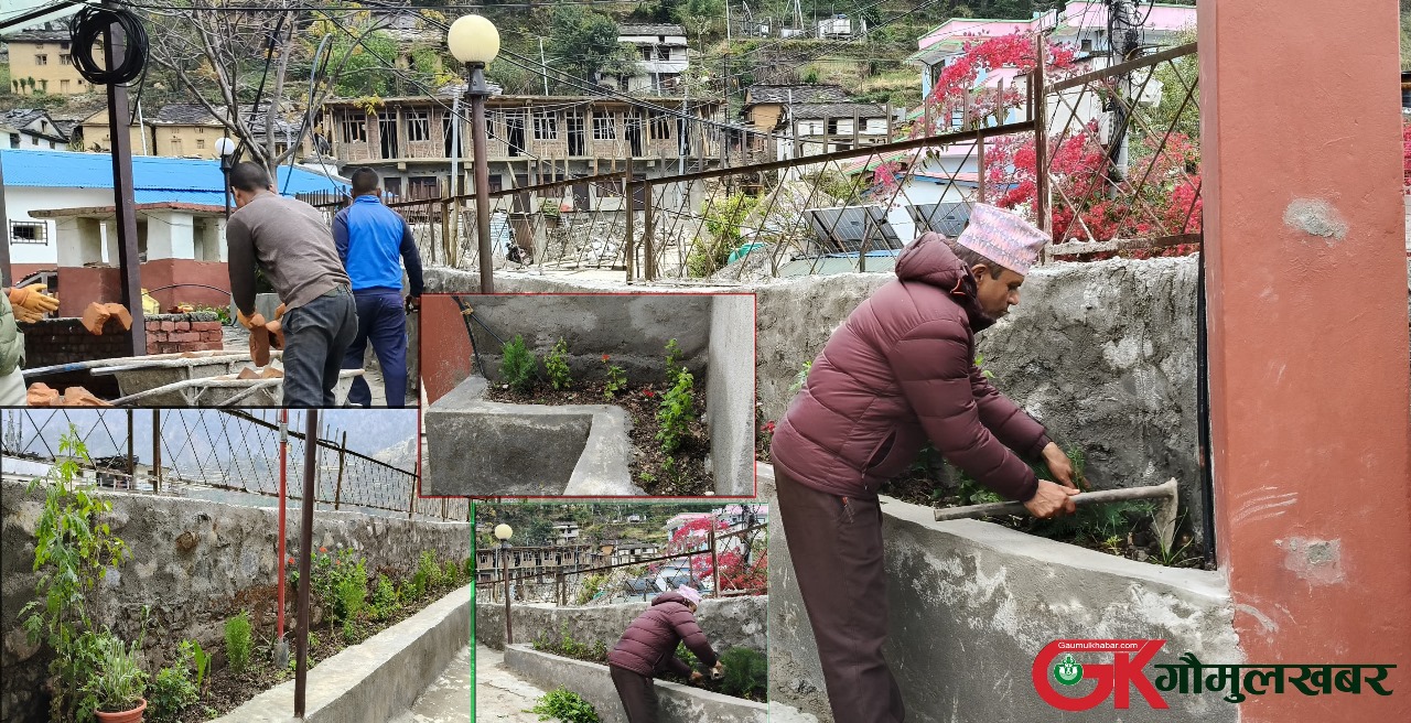 ‘ग्रीन गार्डेन’ बन्दै जिल्ला प्रशासन