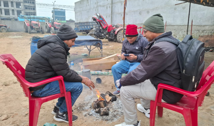 धनगढीको तापक्रम १५ डिग्रीमा झर्यो, चिसाे बढ्याे