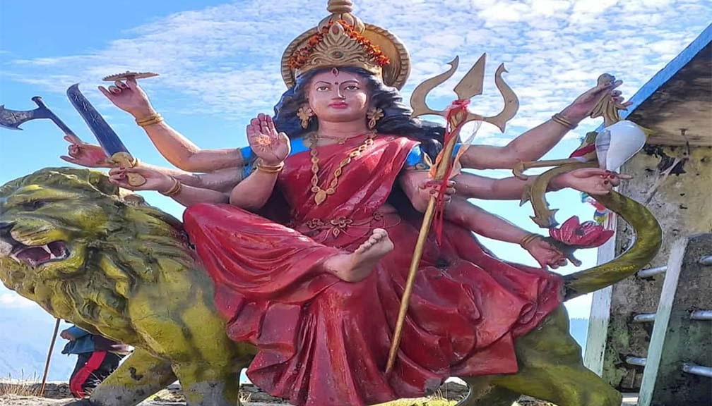 कालाजग्रामा देवीको मुर्ति स्थापना