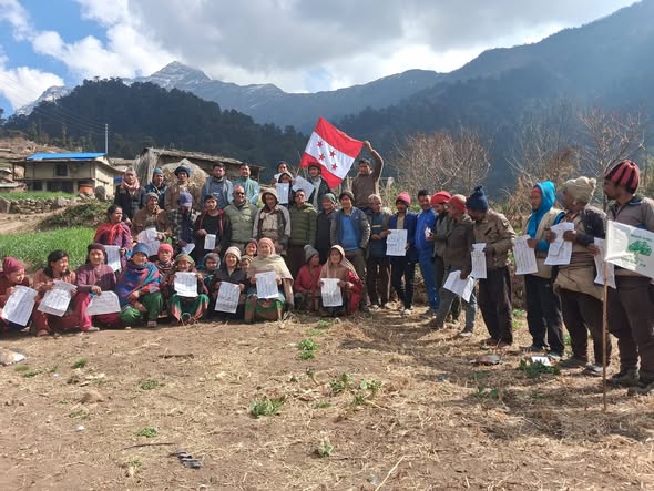 गौमुलमा नेपाली काँग्रेसको चुनाव केन्द्रीत कार्यकर्ता भेटघाट कार्यक्रम तीव्र