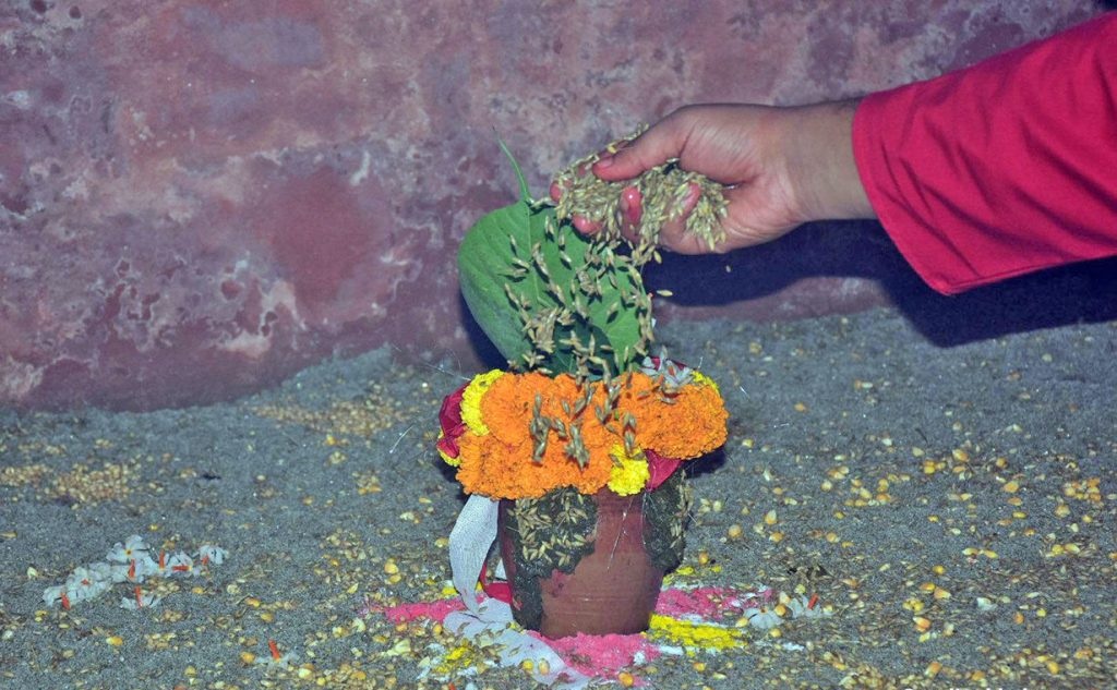 दशैं सुरु, आज घटस्थापना