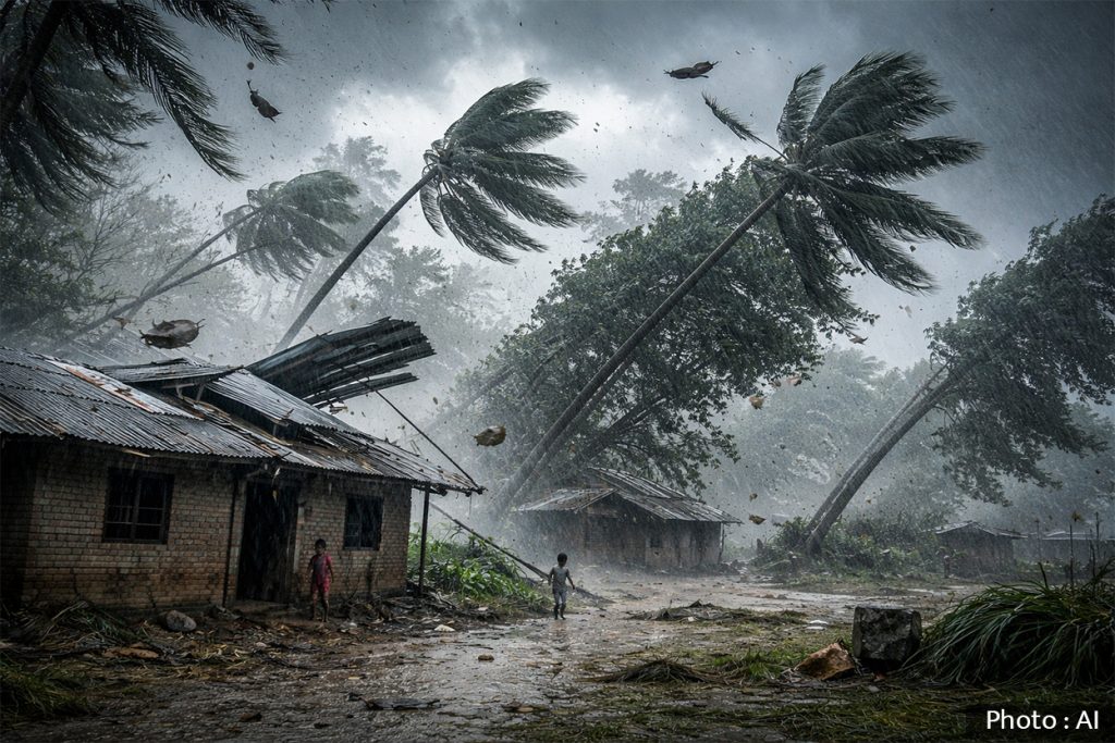 भित्रिँदै वर्षा र हावाहुरीको नयाँ प्रणाली, कति शक्तिशाली छ ?