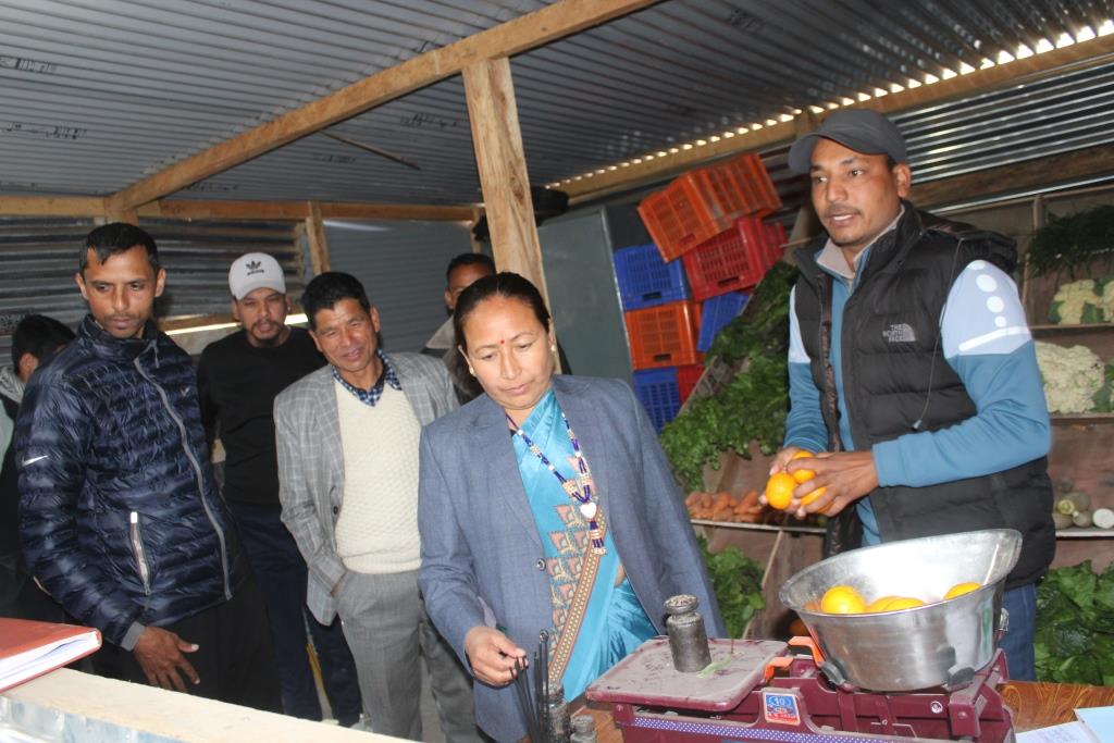 गौमुल गाउँपालिकामा तरकारी संकलन केन्द्र स्थापना