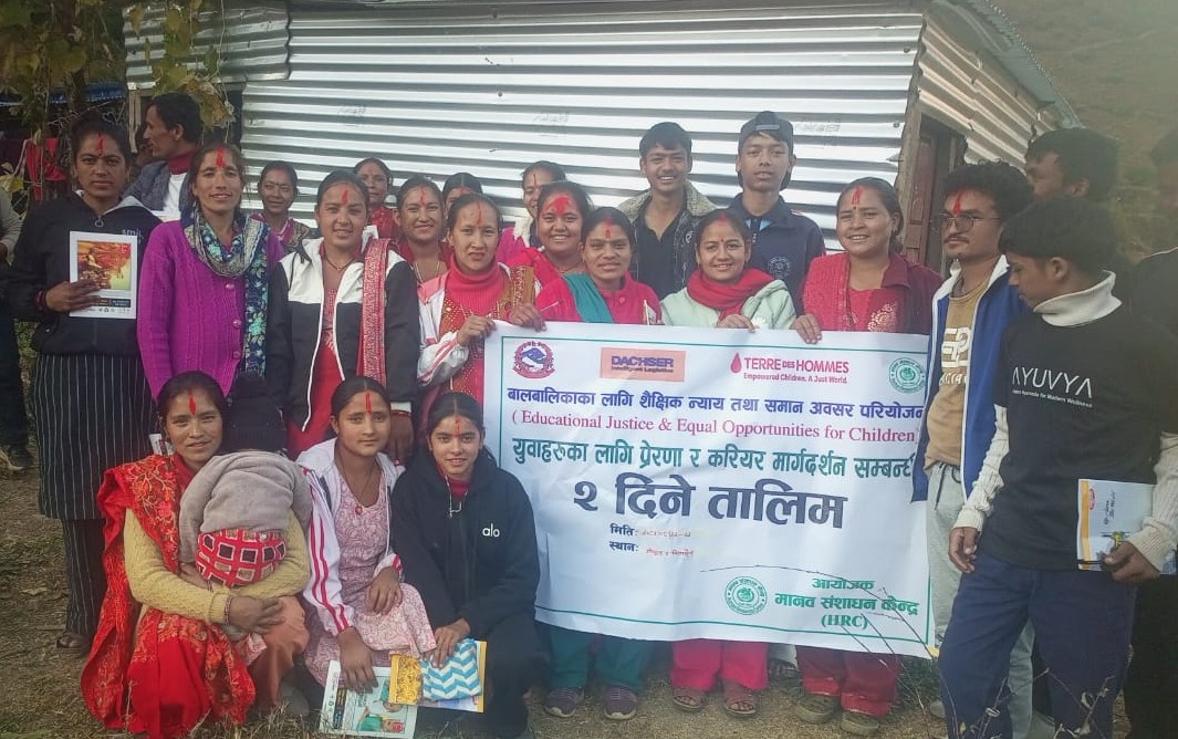 गौमुल-४ मा युवालाई दिईयो प्रेरणा र करियर मार्गदर्शन सम्बन्धि तालिम