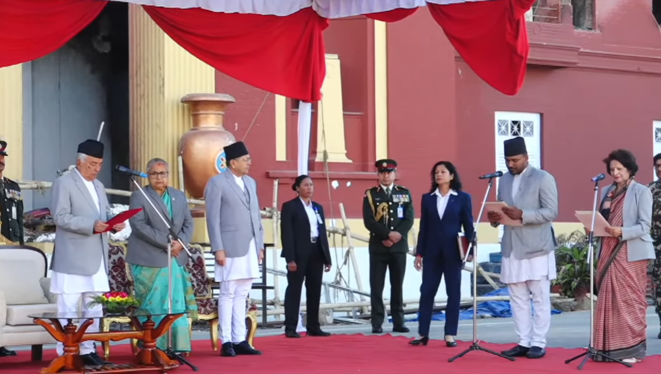 नवनियुक्त दुई मन्त्रीले लिए शपथ, स्वास्थ्यमा सुधा शर्मा र खेलकुदमा बब्लु गुप्ता