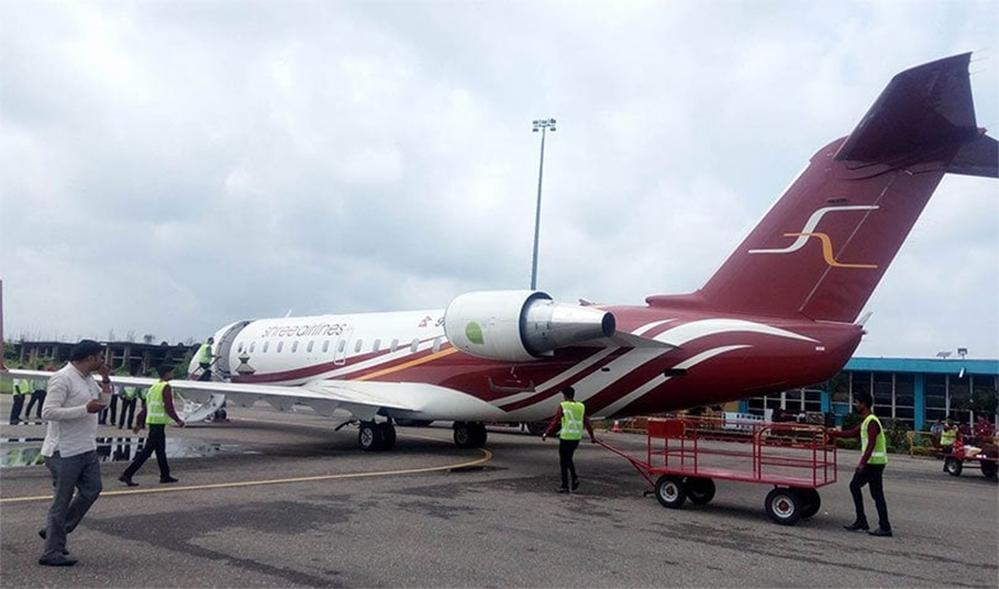 धनगढीबाट काठमाडौं उडेको विमान भैरहवामा आकस्मिक अवतरण