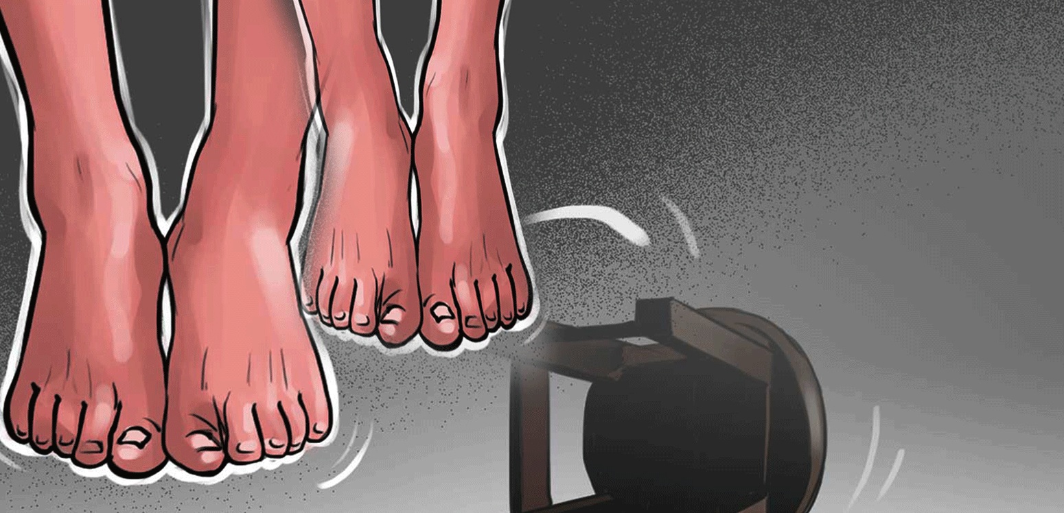 छोरी सहित झुन्डिएको अवस्थामा मृत भेटिइन् महिला