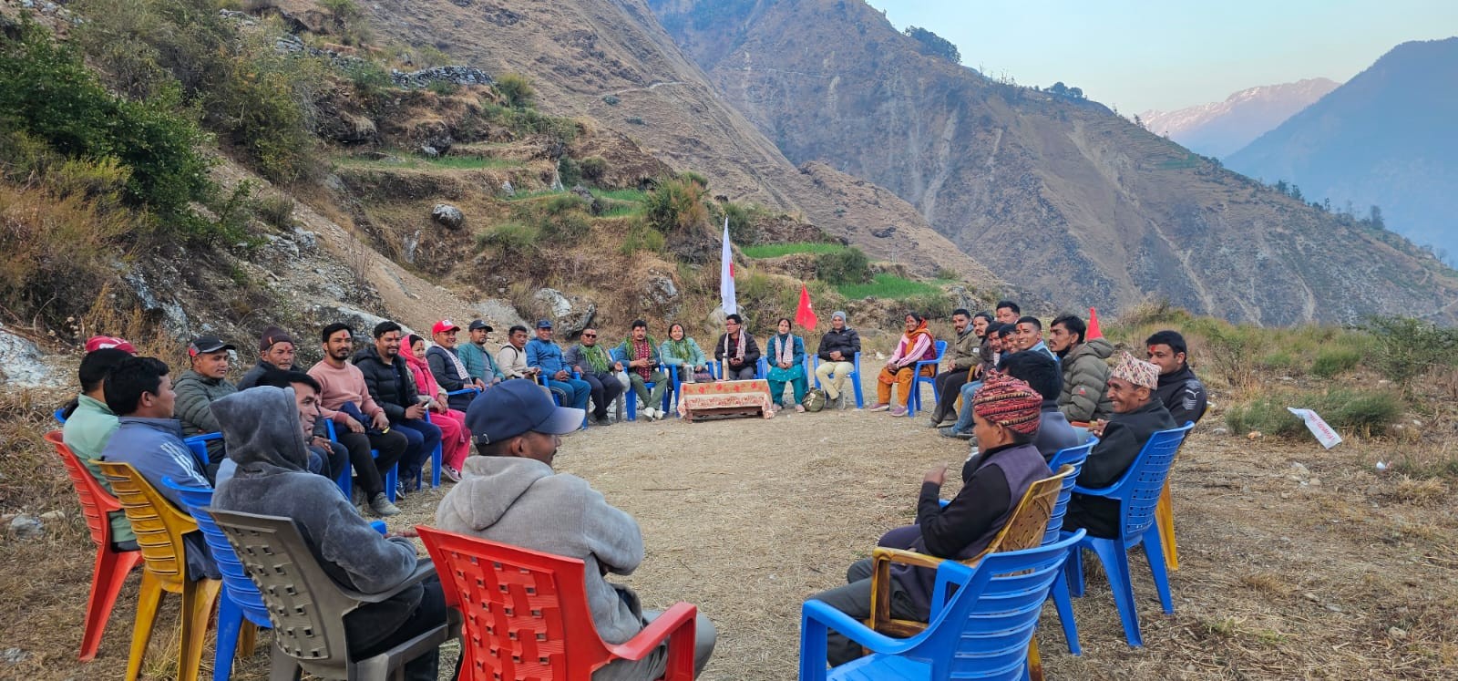 लाल बहादुर थापालाई जिताउन एमाले गौमुलले गर्यो चुनावी अभियानको शुभारम्भ
