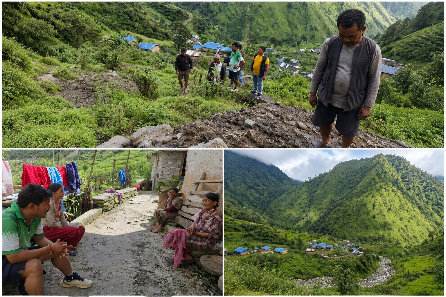 भारी वर्षापछि गौमुल-२ मा वडा अध्यक्ष रोकायाको स्थलगत अनुगमन, जोखिमयुक्त बस्तीमा सतर्क रहन आग्रह