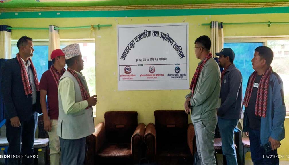 पत्रकार उत्पादन गर्न बुढीगंगामा पत्रकारिता तालिम