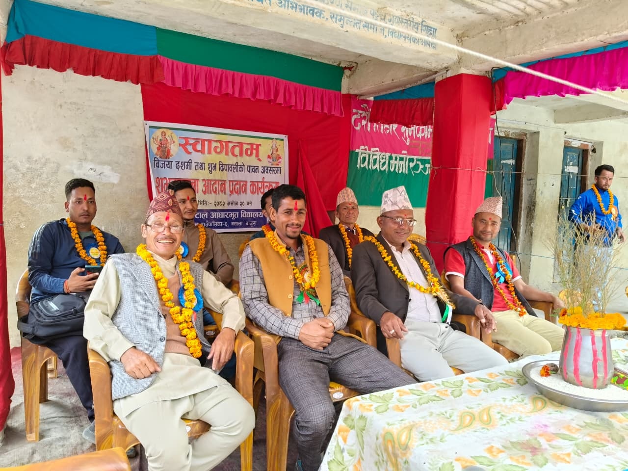 घटाल आधारभूत विद्यालयमा बृहत् साँस्कृतिक कार्यक्रम सहित भलिबल प्रतियोगिता जारी