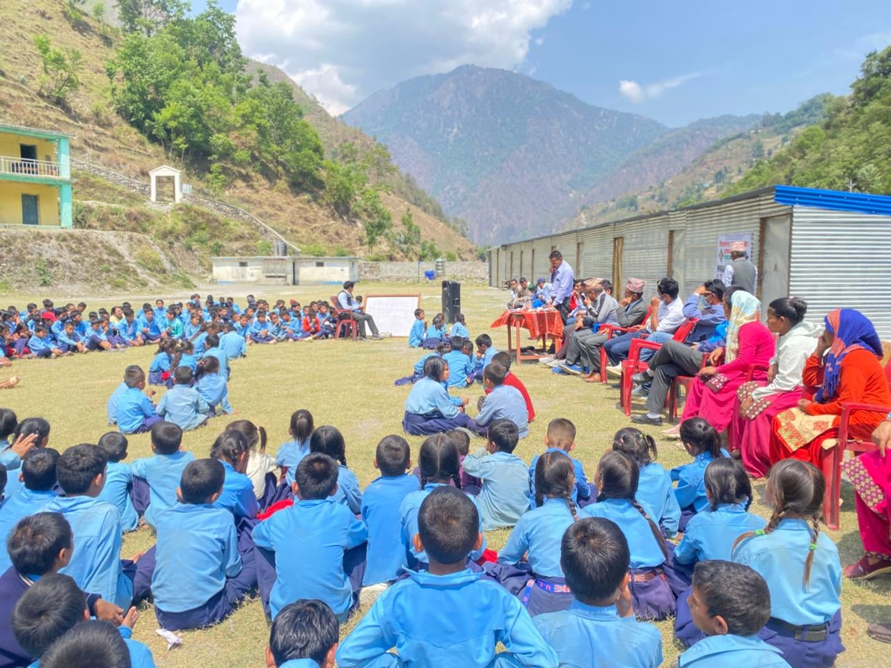 गौमुल गाउँपालिकाका विद्यालयमा पोषण सप्ताह