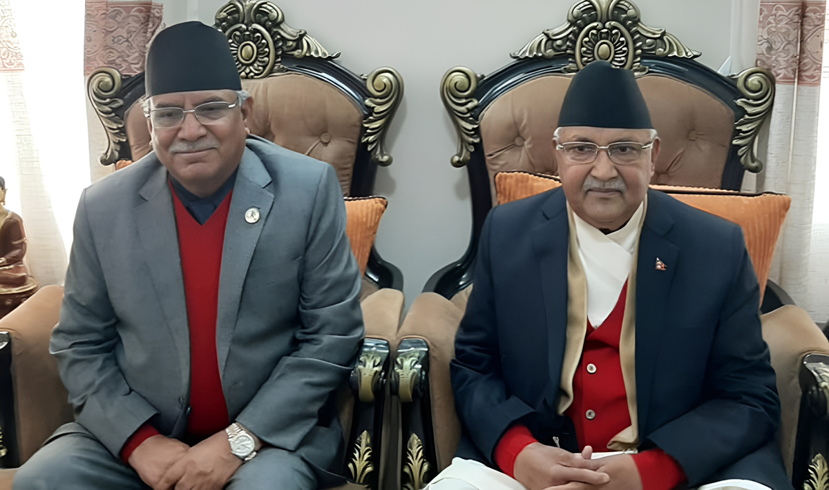 कांग्रेसको कमान्ड गगनले लिएपछि दुई कम्युनिस्ट संवादमा, चुनाव सार्ने विषयमा कुराकानी