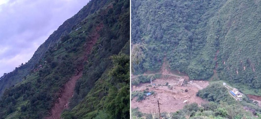 रोल्पामा पहिरो : २ जनाको मृत्यु, २ जना घाइते